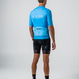 Mens Neon Blue Aero Jersey