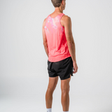 Mens Tangerine Sky Fit Run Singlet