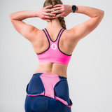 Womens Neon Pink Racerback Bra