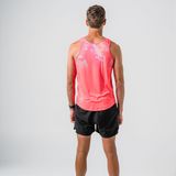 Mens Tangerine Sky Fit Run Singlet