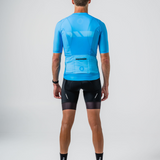 Mens Neon Blue Aero Jersey