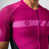 Mens Burgundy Aero Tri Suit