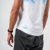 Mens Arctic Blue Dri Fit Run Singlet