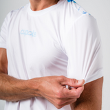 Mens Arctic Blue Dri Fit Run Tee