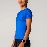 Womens Blue Cool Dri Run Tee