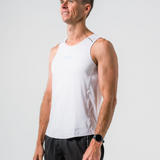 Mens Arctic Blue Dri Fit Run Singlet